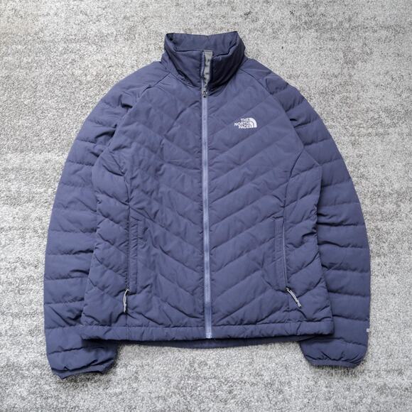 The North Face 550 Women's Light Goose Down Puffer Jacket in Deep Purple Size S - Picture 1 of 4